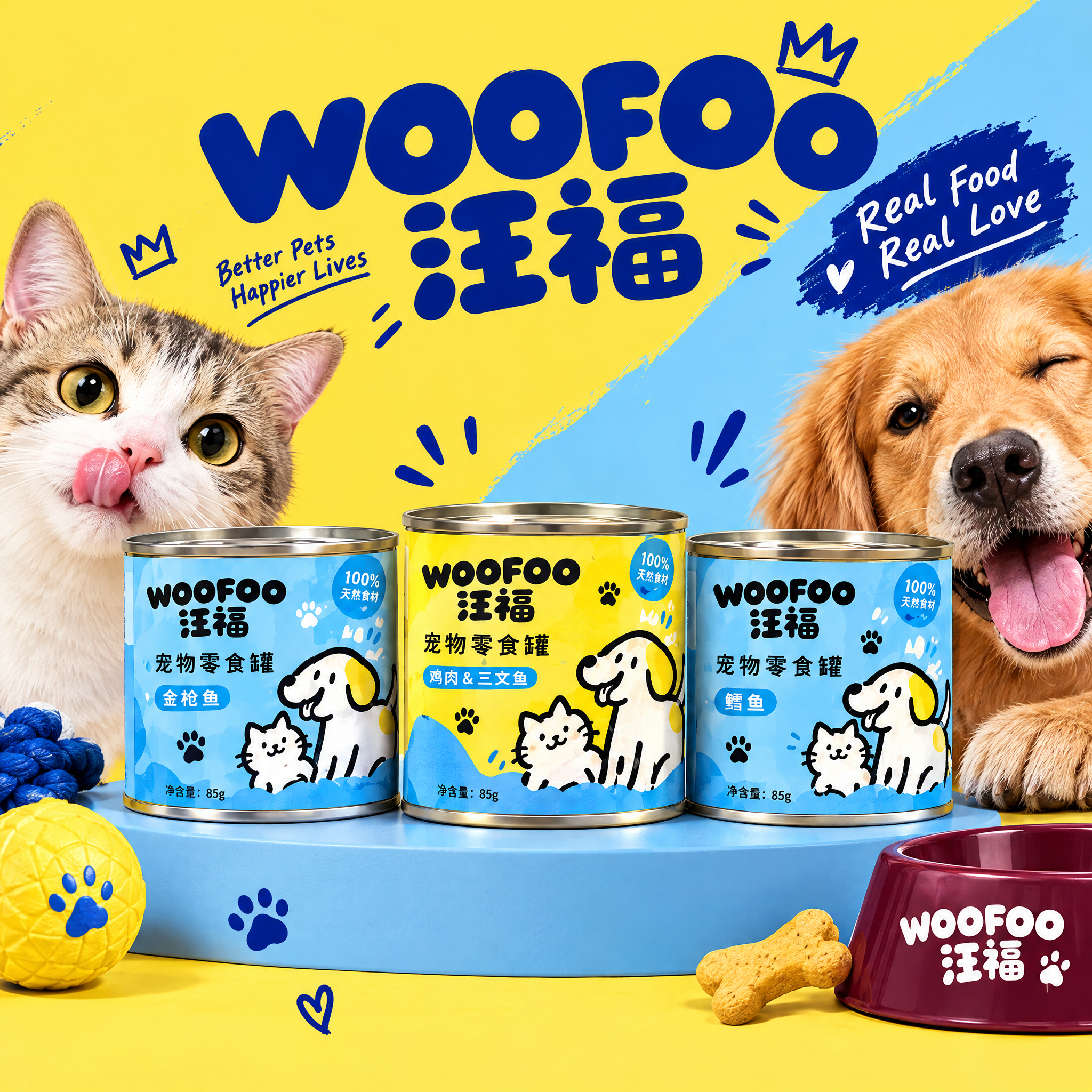 电商主图 · 零食罐套装